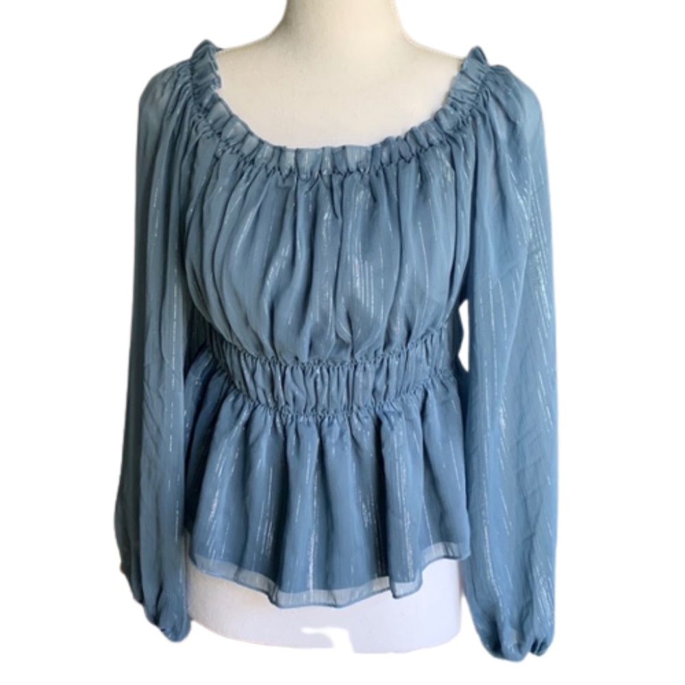 Women  Shirts Long Sleeve Tops Off The Shoulder Zise L